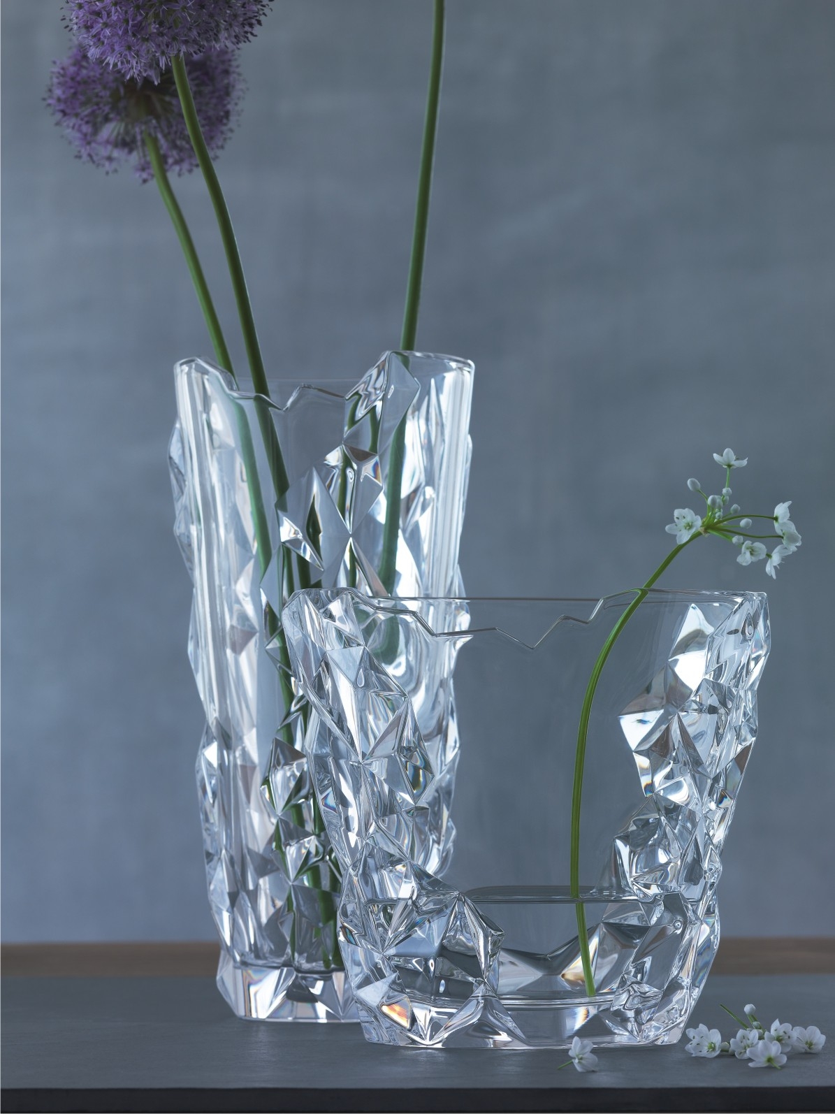 Nachtmann Glasvase Sculpture 21 cm Premium Blumenvase Tischvase Kristallglas 